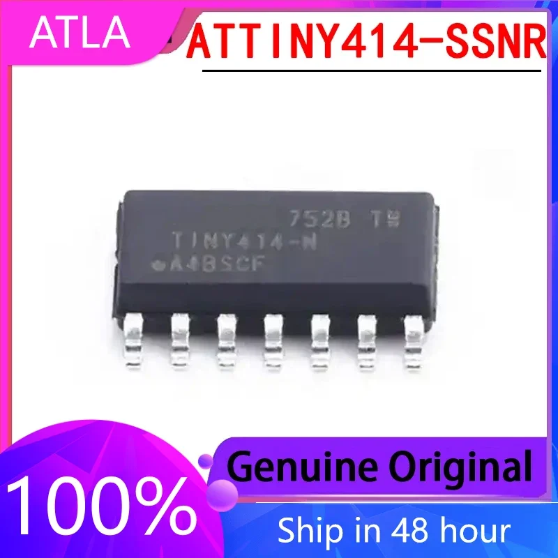 2PCS New Original ATTINY414-SSNR SOIC-14 8-bit Microcontroller MCU