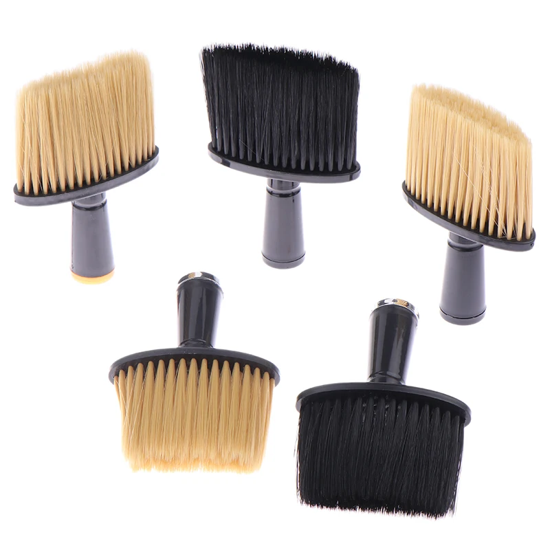 Brosse à cheveux douce pour salon de coiffure, plumeau pour le cou et le visage, livres de coupe de cheveux, outils de barbier