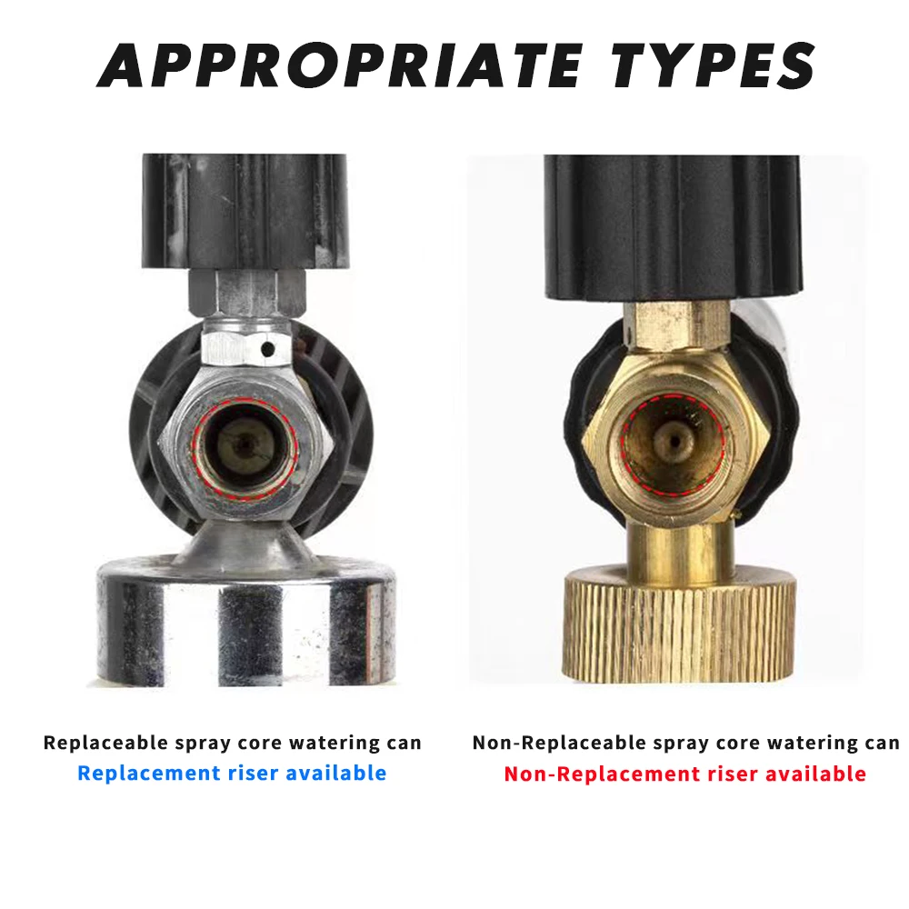 Brass 0.9/1/1.1/1.2/1.3/1.4mm Thread Snow Foam Orifice Nozzle Tips+Foam Maker For Snow Foam Lance Stainless Steel Lances Nozzle