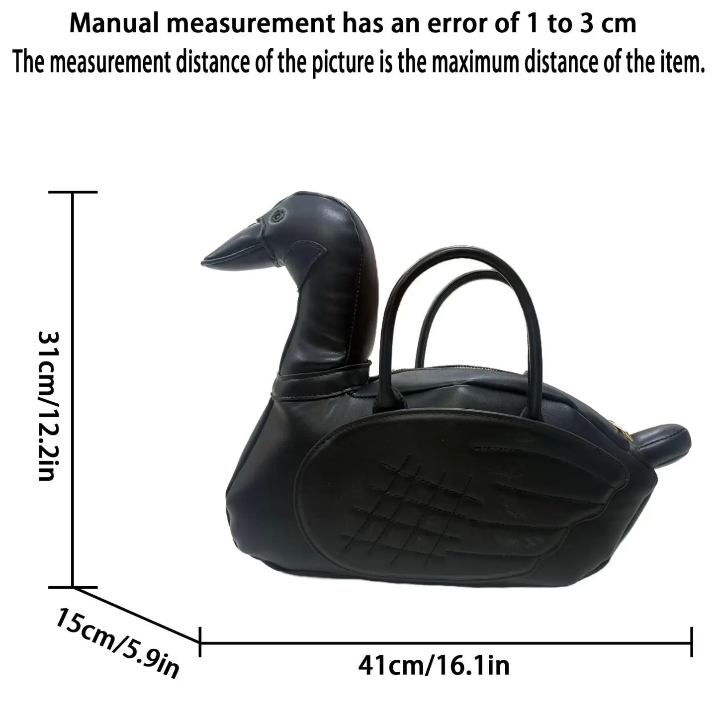 2025 Cute Cartoon Goose Shaped Handbag - Fashion Tote for Ladies