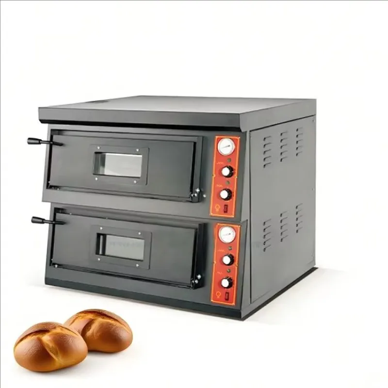

Commercial Bakery Equipment Baking Oven 2 Layers Desktop Professional Pizza Oven for Restaurant