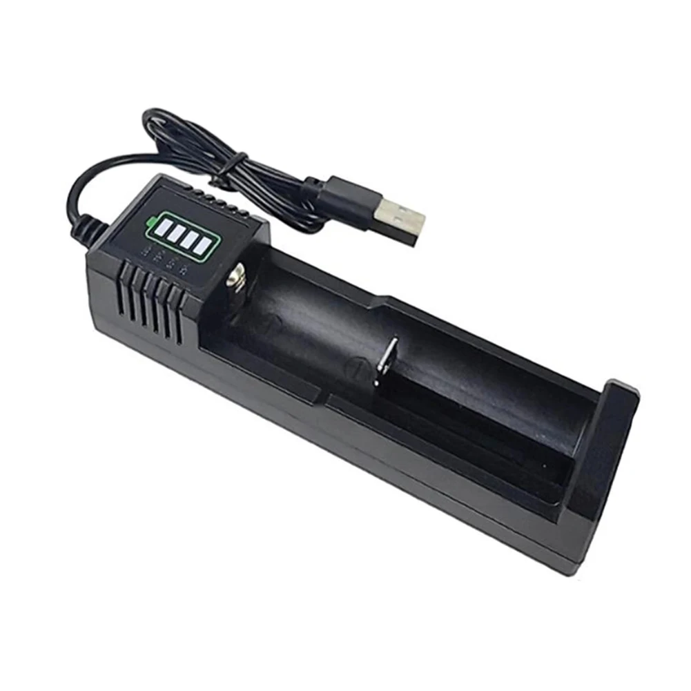 Short Circuit Protection Charger Appliance Multi Slot Charger Black Lithium Battery Charger Anti-Reverse Connection