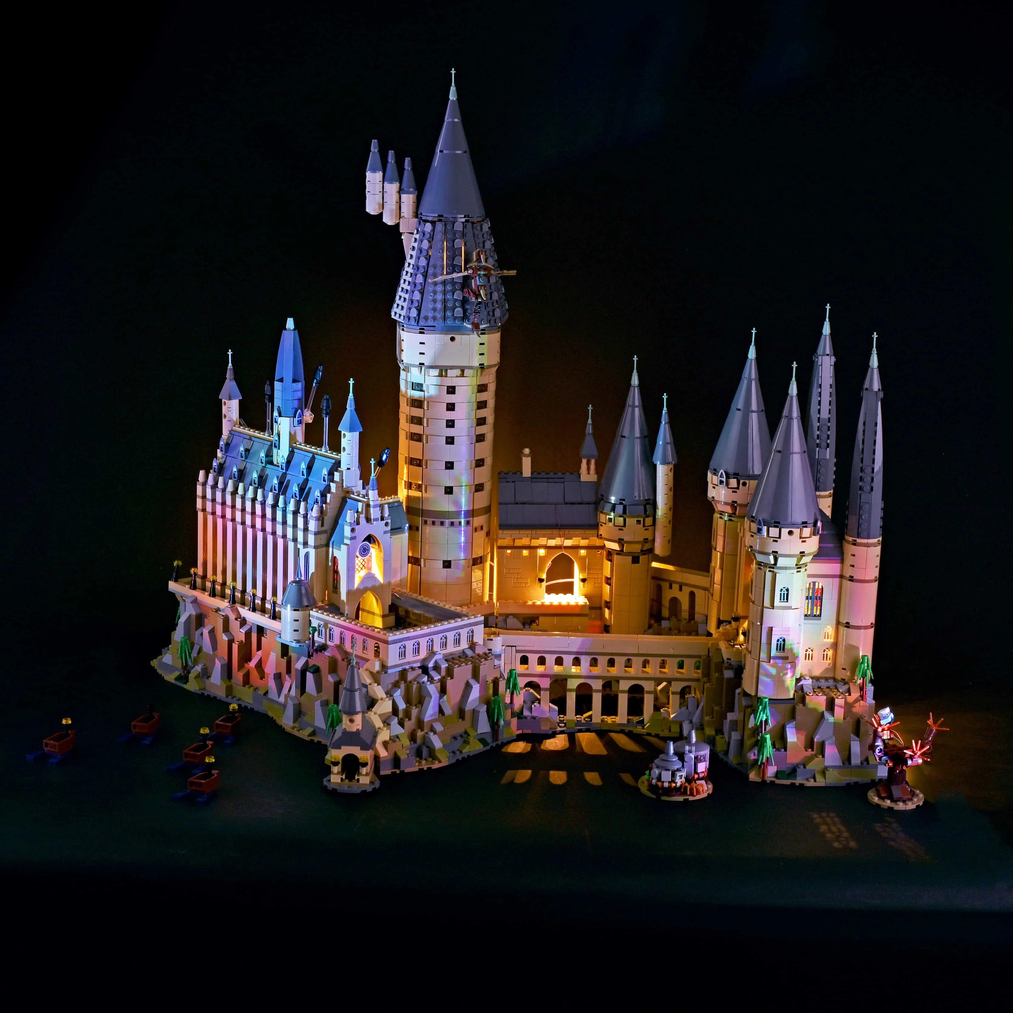 Led Light Kit Suitable for Hogwarts Castle 71043 Compatible 69500 Building Blocks Decorative Lamp Not Included Model Bricks