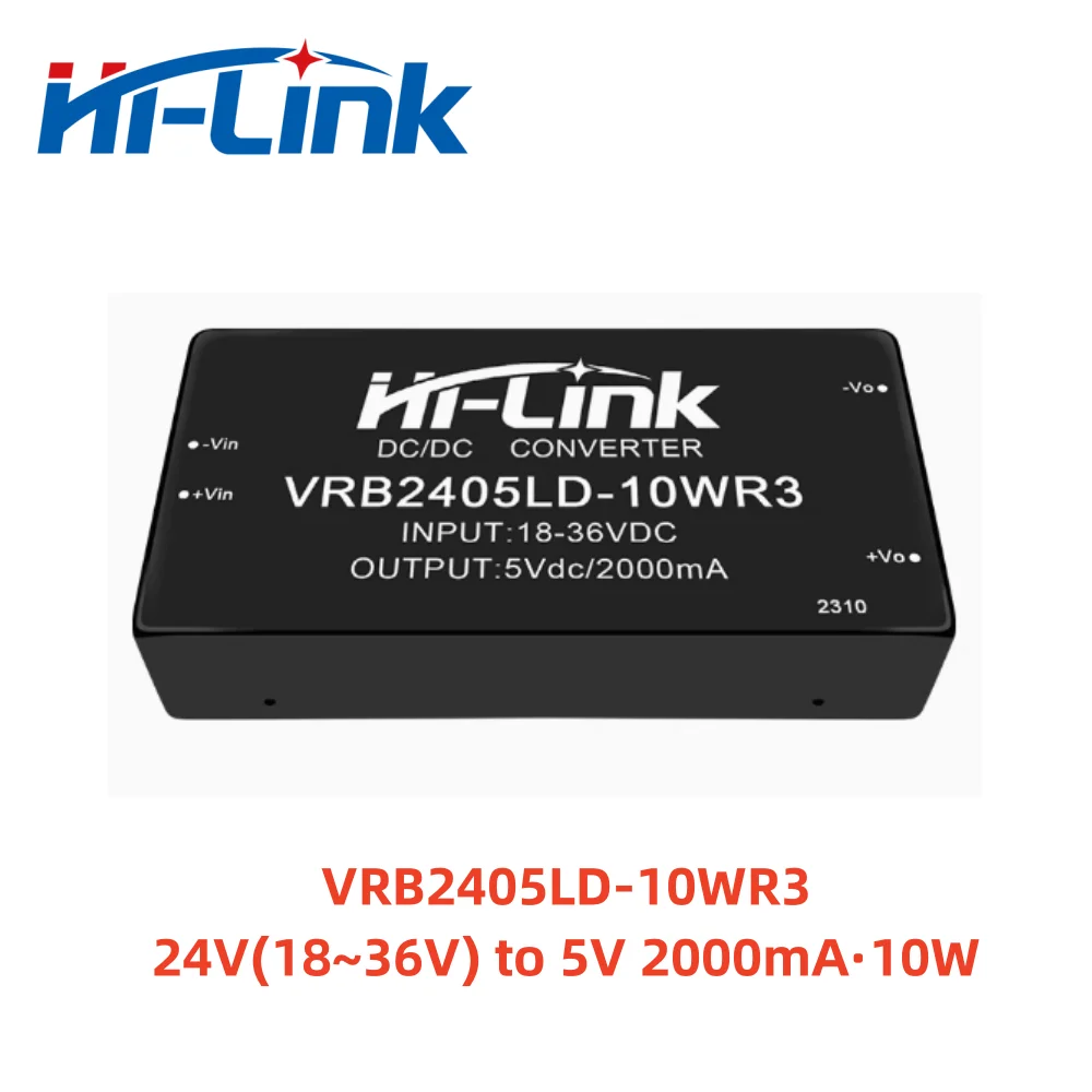 Hilink 18-36V input 5V/12V/15V/24V output DC DC Step Down Power Supply Module VRB2405LD-10WR3 VRB2412LD-10WR3 DC DC Converter