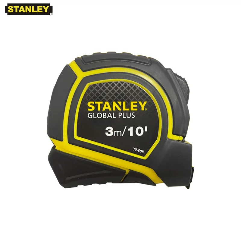 STANLEY 30-608-23 Global Plus 3M Metric English Measuring Tape Steel Thick Wear-resistant High-precision Woodworking Ring Ruler