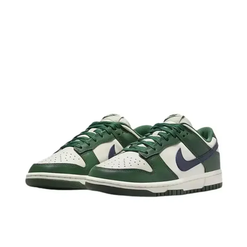 

Nike Dunk Low Retro Gorge Green Midnight Navy Casual Women Board Shoes Non-slip Sports Sneakers Women DD1503-300