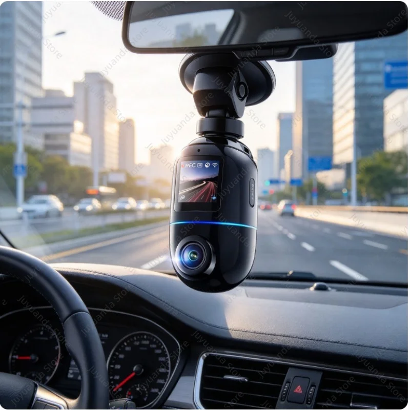 70mai Omni X800-2 Global Version 4K Dash Cam, 360° Panoramic View Sentry Parking Mode, AI Motion Detection Car DVR Driving Recor