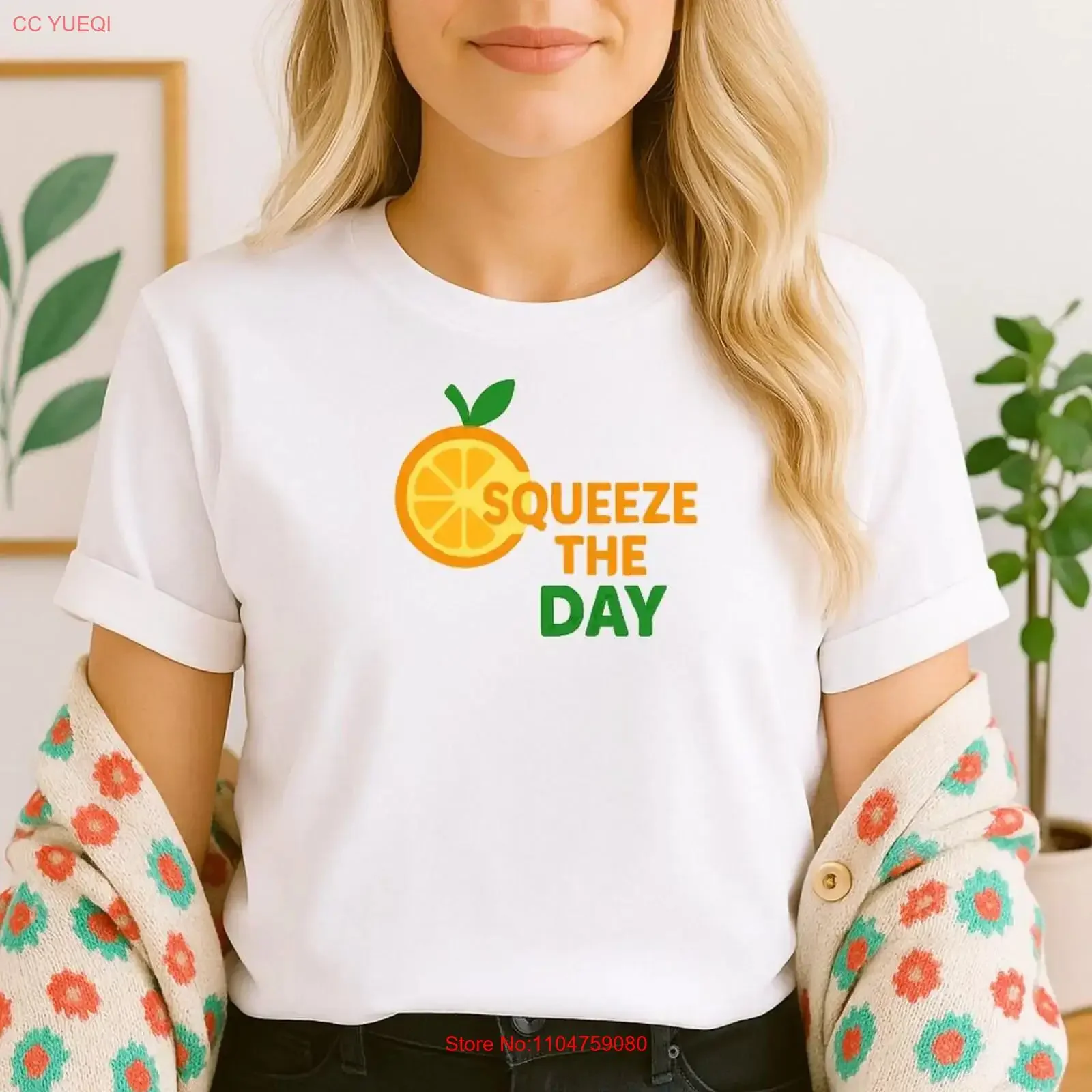 T-shirt « Squeeze the Day » – Design Motivationnel Vibes Positives Agrumes Citron pour Optimistes – Style Estival Graphique Vintage Délavé