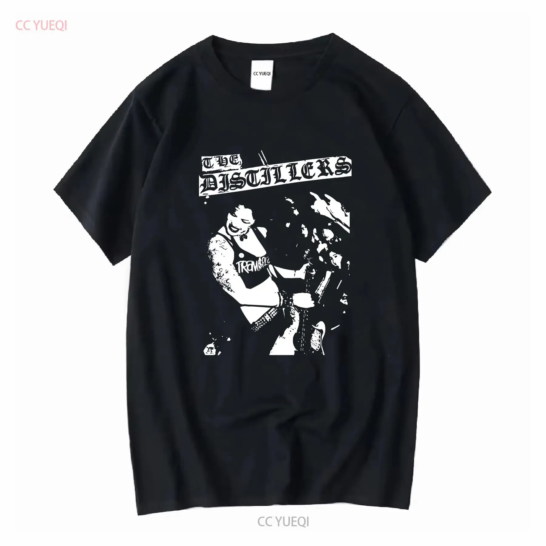 Bester Preis, seltenes The Distillers Kurzarm-T-Shirt, Größe S 5XL, langärmlig oder mit kurzen Ärmeln, Vintage-Stil, gewaschen, bequem, grafisch, atmungsaktiv, vielseitig einsetzbar