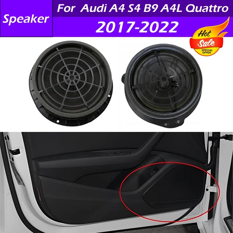 

8W 5035411 8W 0035415 A Car Front Rear Door Sound Speaker Horn Trumpet For Audi A4 S4 B9 A4L Quattro 2017 2018 2019 2020 2021