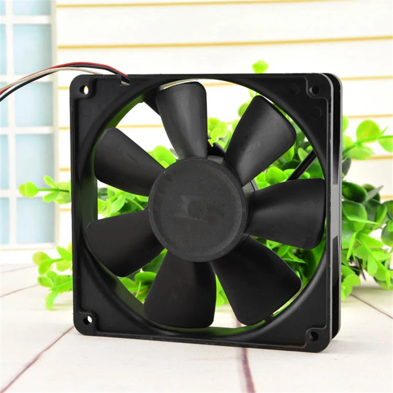 Original H3C 6503 switch fan NMB 4710NL-04W-B49 12025 12V 0.44A projector chassis cooling fan 3 wires image 3