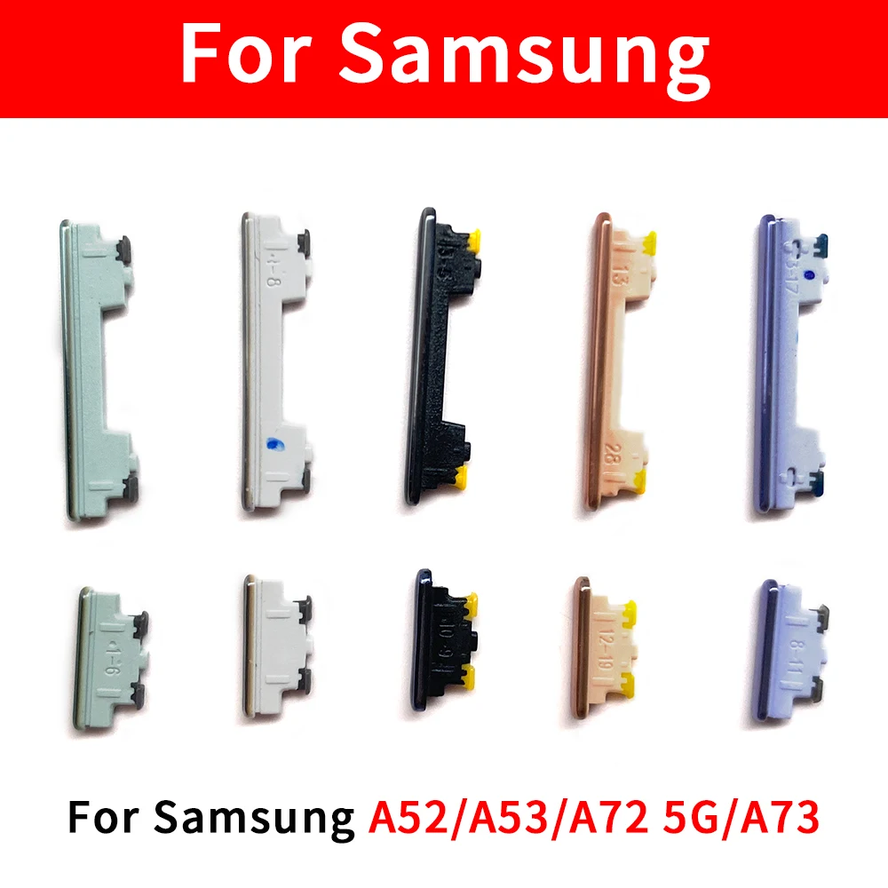 Power Volume Button Flex Cable For For Samsung A52 A53 A73 A72 5G Phone New Housing Frame On Off Side Key Parts