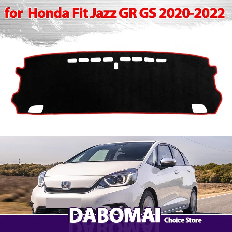 

Dashboard Cover Dash Board Mat Carpet Pad Sunshade Cushion Car Visor Accessories for Honda Fit Jazz GR GS 2020 2021 2022