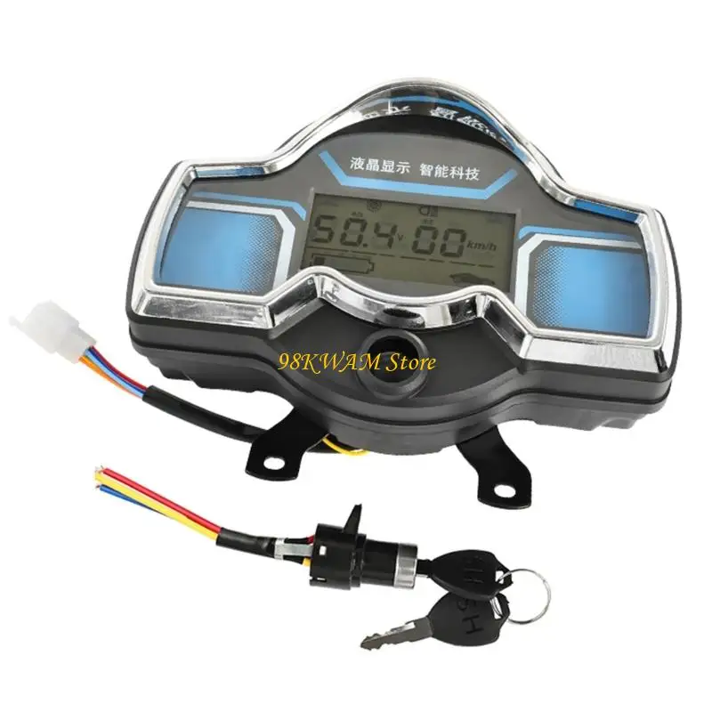 68UF Shockproof Digital Display Electric Tricycle Odometer for 48V 60V 72V