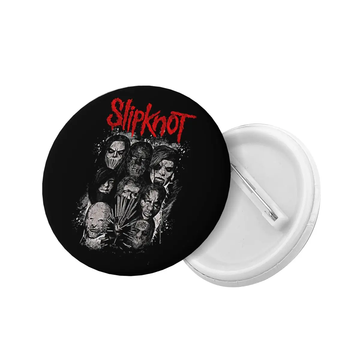 Customize Heavy Metal Music Slipknots Rock Roll Band Button Pin for Jeans Badges Brooches Pinback Gift