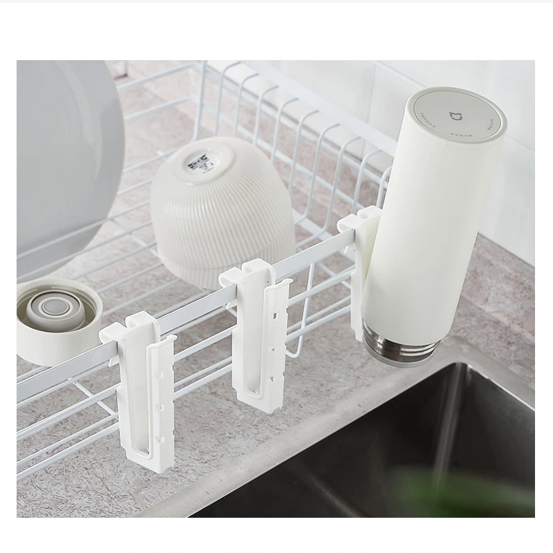 Cup Hanging Rack Home Wall-mounted Upside-down Draining Cup Multifunctional Storage Rack Nail-free Drinking Fountain Living Room