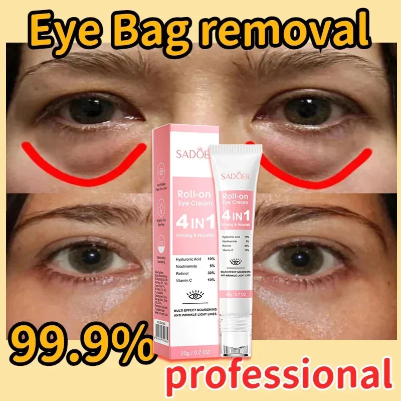 

Instant Eye Bag Removal Cream Collagen Anti-Wrinkle Fade Fine Lines Firming Skin Anti Dark Circle Puffiness Brighten Eye Care