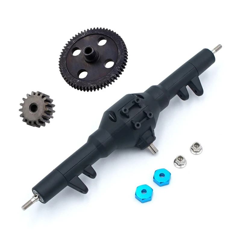 

1 Set Metal Differential Gear Front Rear Wave Box Hydraulic Transmission Box & 1Pcs Spur Diff Main Gear 62T Gear