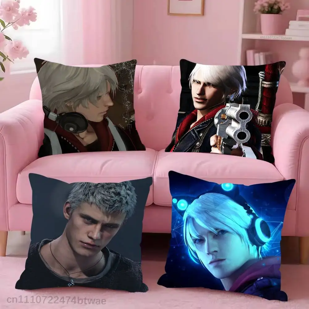 D-Devil May Cry Nero Pillowcases Cute Funny Pillow Case For Wedding Party Home Decor Comfy Pillow Cove