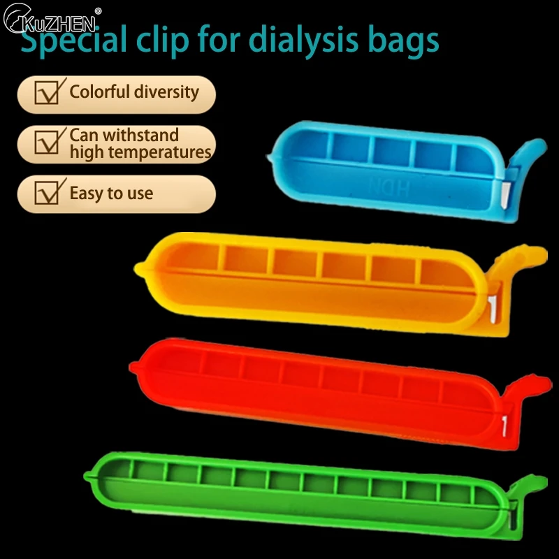 Peritoneal Dialysis Clips Clamp Tubing Flow Control Catheter Supplies Clamps Pinch Clip Bag Pipe Fixator Closures Urinary