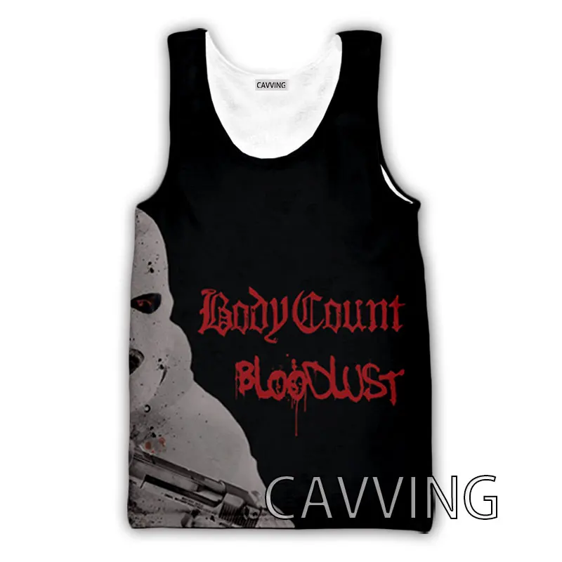 

CAVVING 3D Printed BODY COUNT METAL Tank Tops Harajuku Vest Summer Undershirt Shirts Streetwear for Men/women