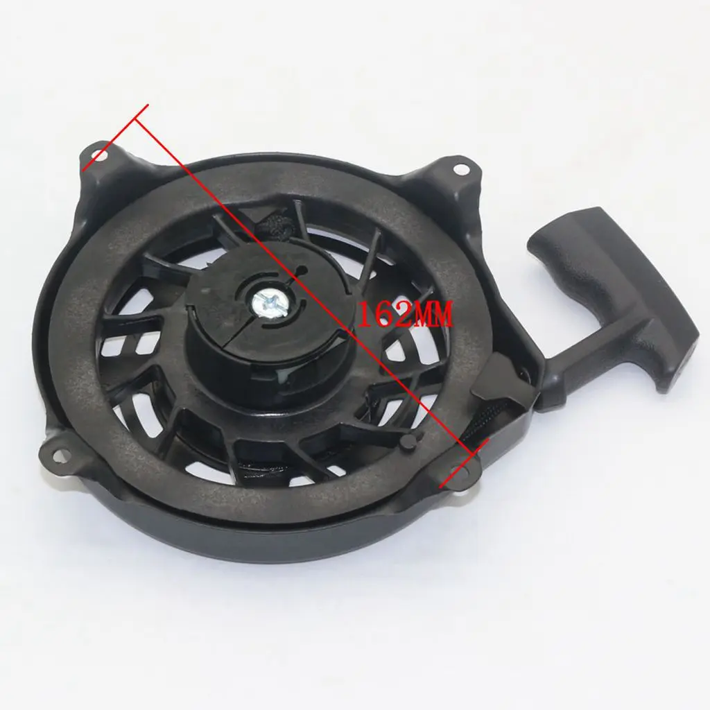 Recoil Pull Starter Black Replacement Engine Component for Compatible Briggs 120600 Series Lawn Mower