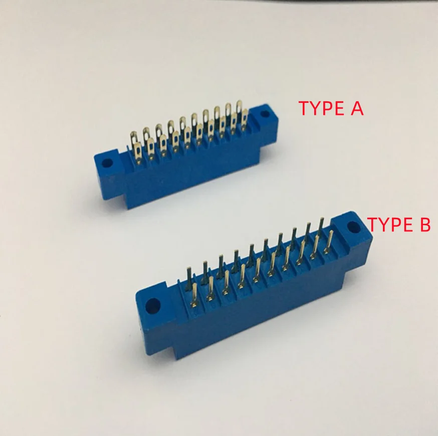 New 1PC 805 Series 3.96mm Pitch PCB Slot Solder Card Edge Connectors 8-72 Pin 16styles Wholesale