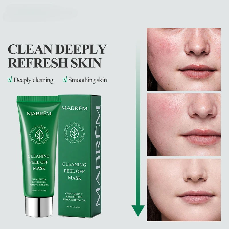 MABREM masker Tear-Off lembut membersihkan pori-pori limbah Makeup residu penghilang Minyak menyegarkan perawatan kecantikan kulit alat Masker Pembersih