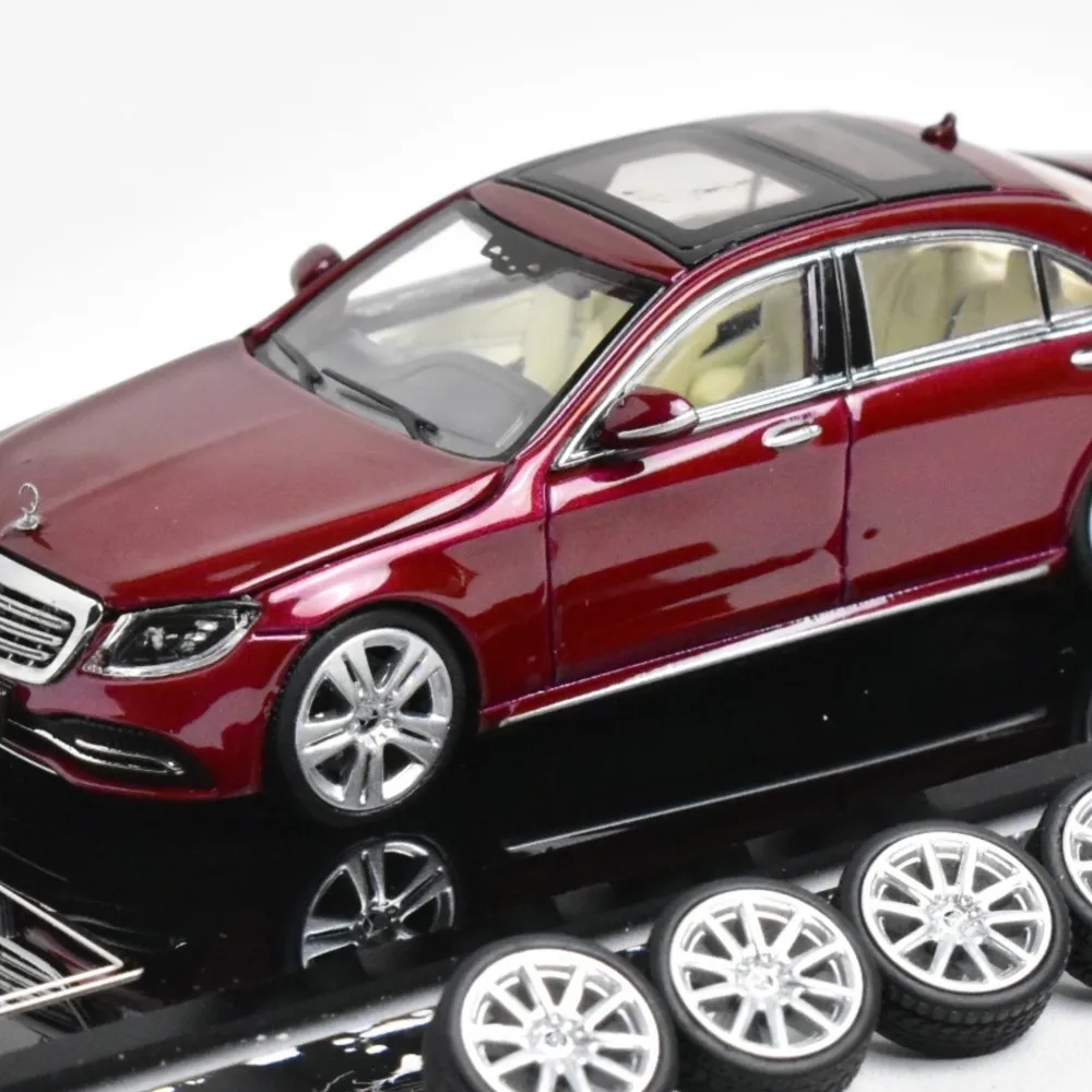 Model Glory 1:64 Prezenty dla nastolatków S320L W222 Model samochodu odlewany ciśnieniowo