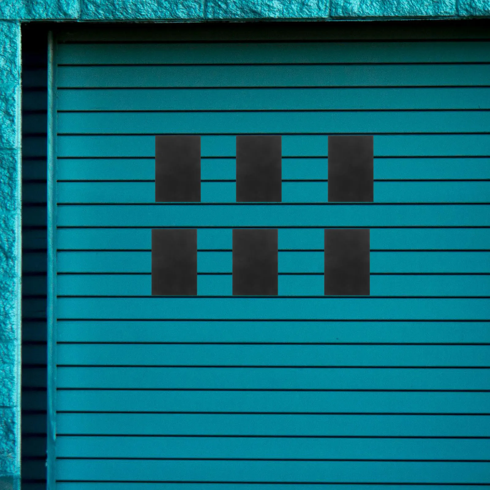 

16Pcs Magnetic Garage Door Accents Looks Like Real Window Panels Easy Install Durable PVC Privacy Protection Garage Screen Door