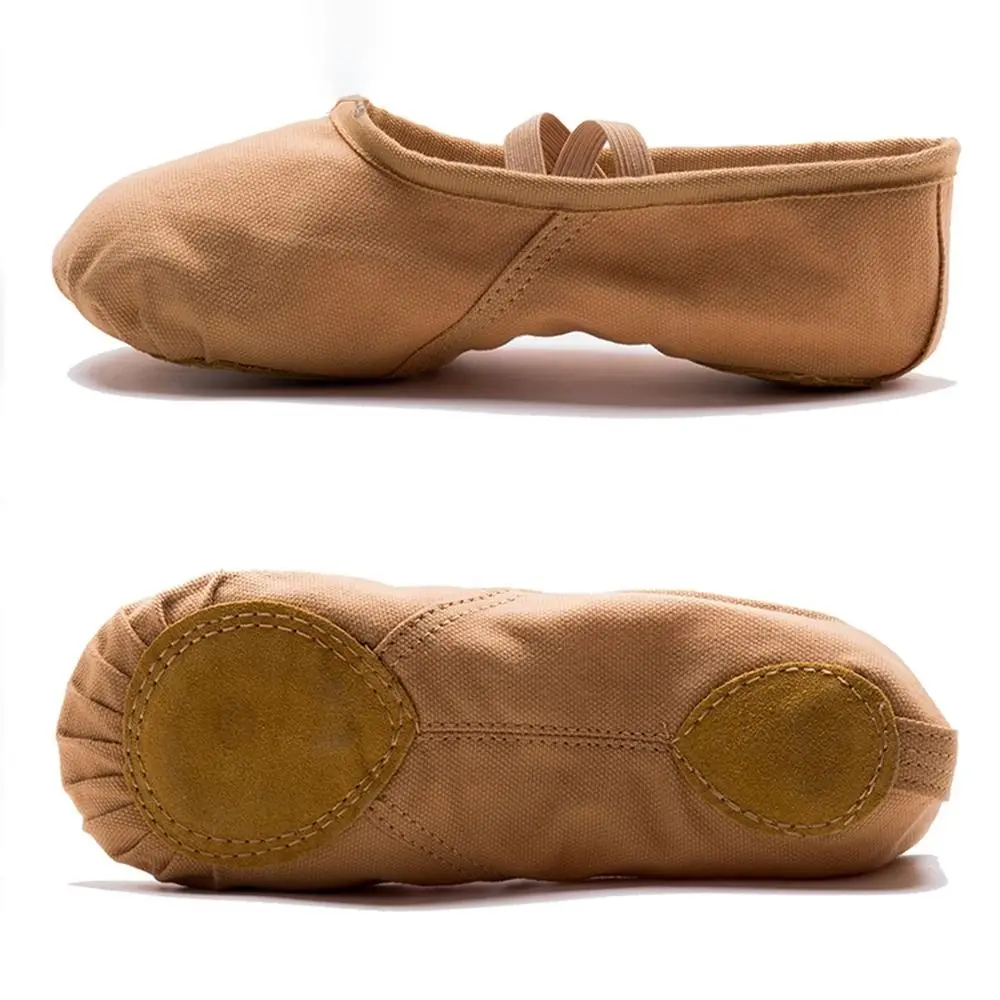 

Fitness Training Children Latin Dance Ballet Dance Leather Canvas Dance Shoes Flats Shoes Girls Ballet Shoes Gils Shoes