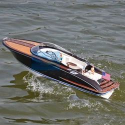 RC Boat Model Yacht REVIVAL Luxury Yacht Finished Boat Bikini Figure Model Scale Boat Fast Boat