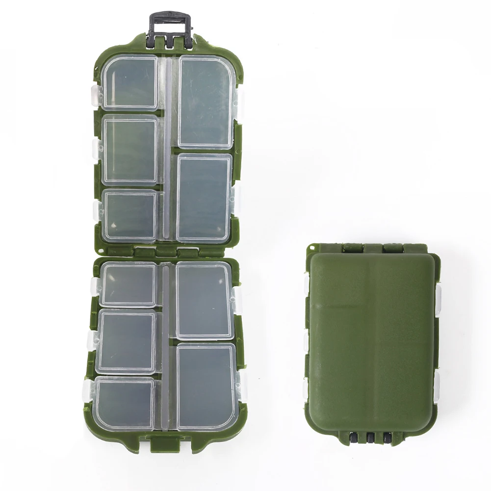 Multi-Compartments Storage Box Carp Fishing Tackle Boxes-Outdoor Fishing Bait-Spoon Hook Storage Container Portable Fishing Box