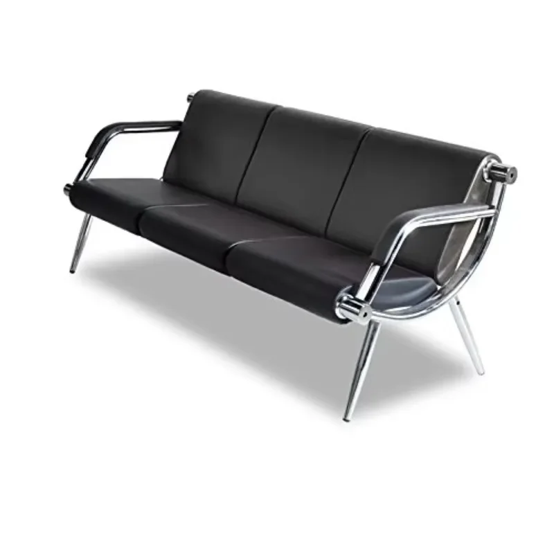 Modern metal steel 3-seat airport waiting chair public furniture chair, convenient, practical and durable