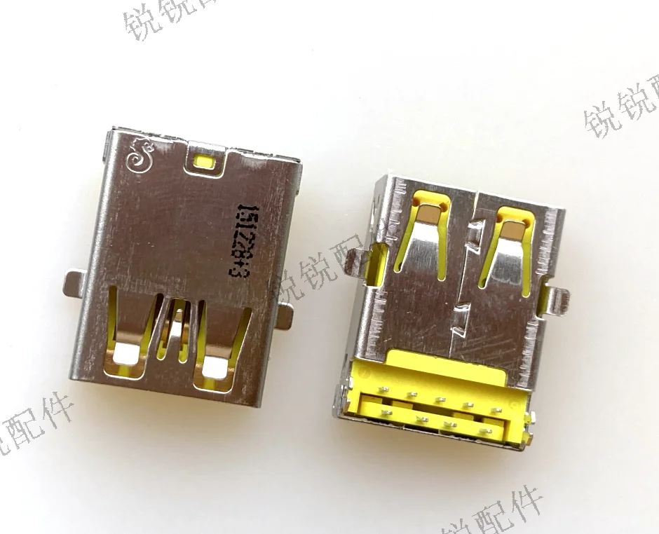 For  Message 2UB4010-200101F Connector USB3.0 motherbase 9P sinking plate DIP reverse yellow rubber core