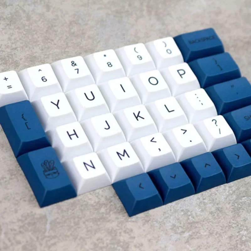 Ergodox keycap personalizado dsa95 chave dividida teclado keycaps pbt bicolor bonito artesanal chave boné para teclado mecânico acessórios de jogo