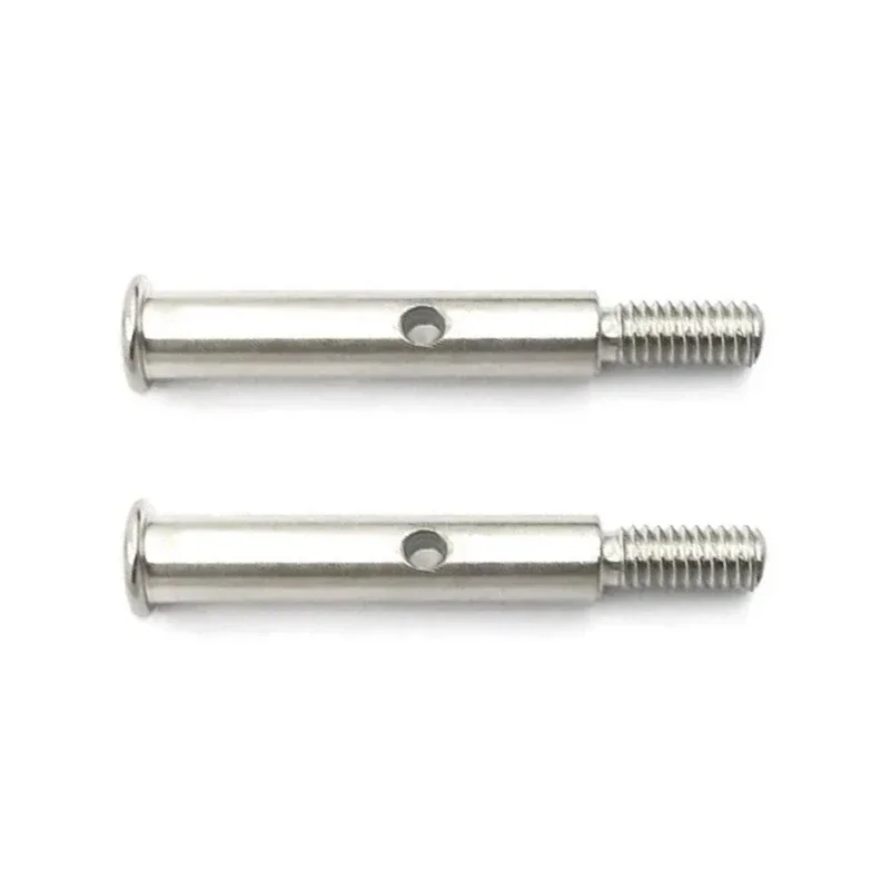 Resuelve la rotura de ejes delanteros de acero para 1/10 Traxxas Slash 2WD Stampede Rustler, piezas de mejora CVD de Metal resistente