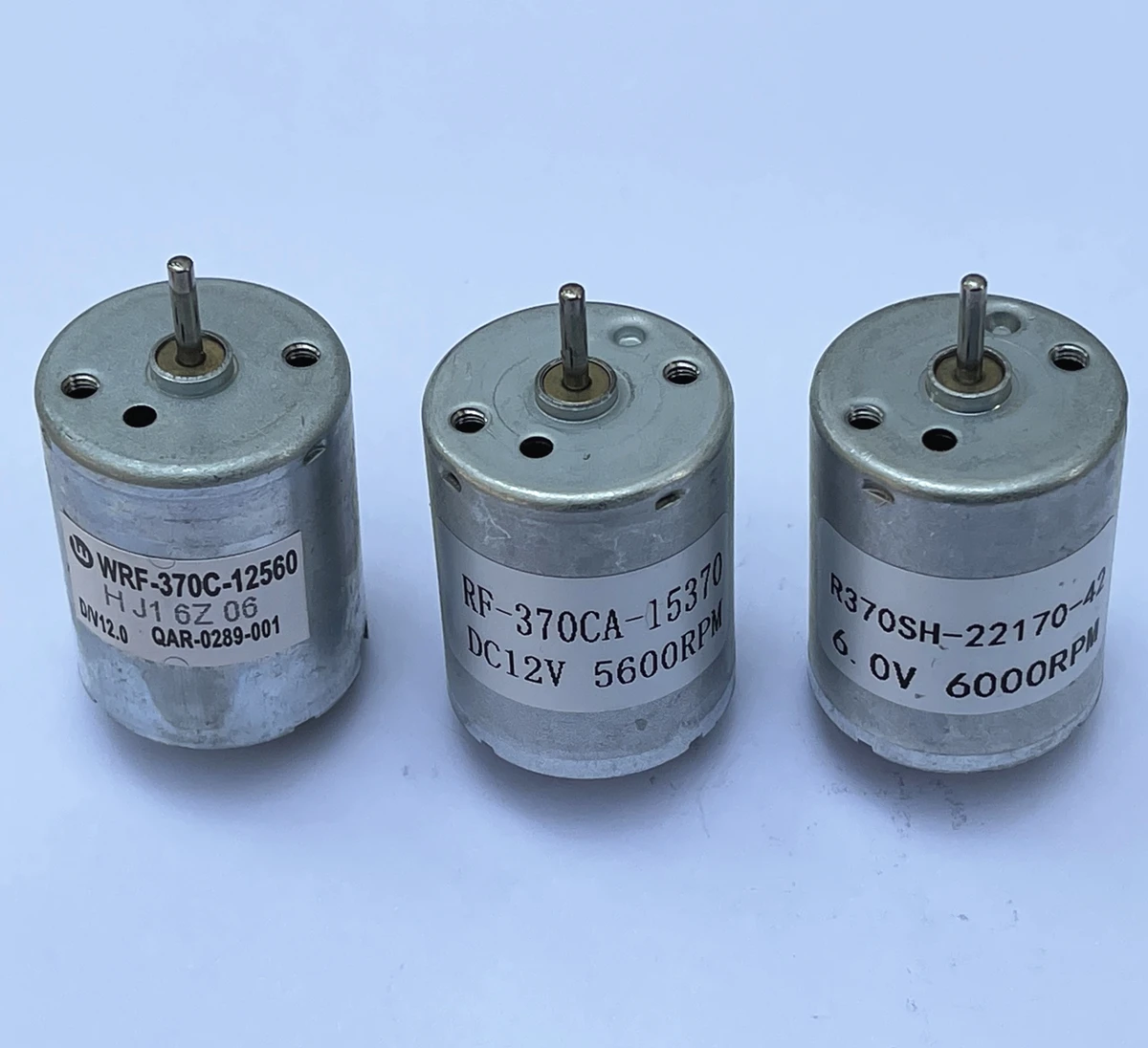 DC mico motor RF-370CA12560/RF-370CA15370/RF-370CA22 6V-12V metal brush motor 3700RPM/5600RPM/6600RPM FOR DIY