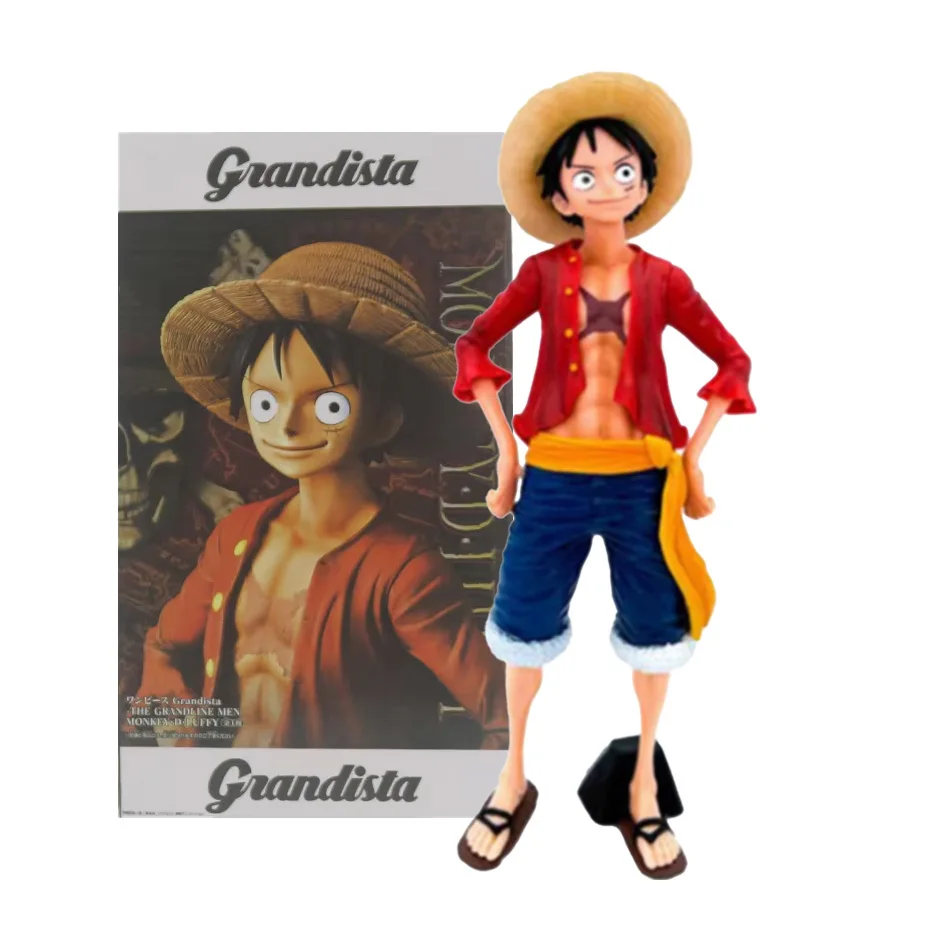 Anime Figure Confident Smiley Luffy Three Form Face Changing Doll Action Figurine Model Toys Kits