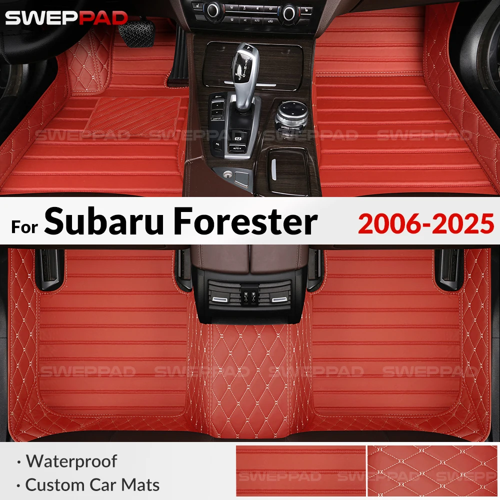 

For Subaru Forester 2006-2025 Custom Floor Mats Foot Pads Automobile Carpet Cover Interior Accessories 2025 2024 2023 2022