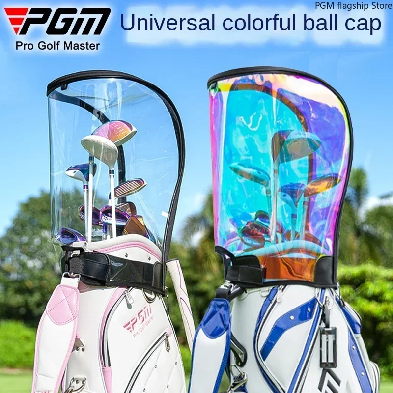 PGM gorra de bolsa de Golf, gorra de bolsa de Golf colorida Universal, gorra de bolsa de Golf transparente para hombres y mujeres, QB072