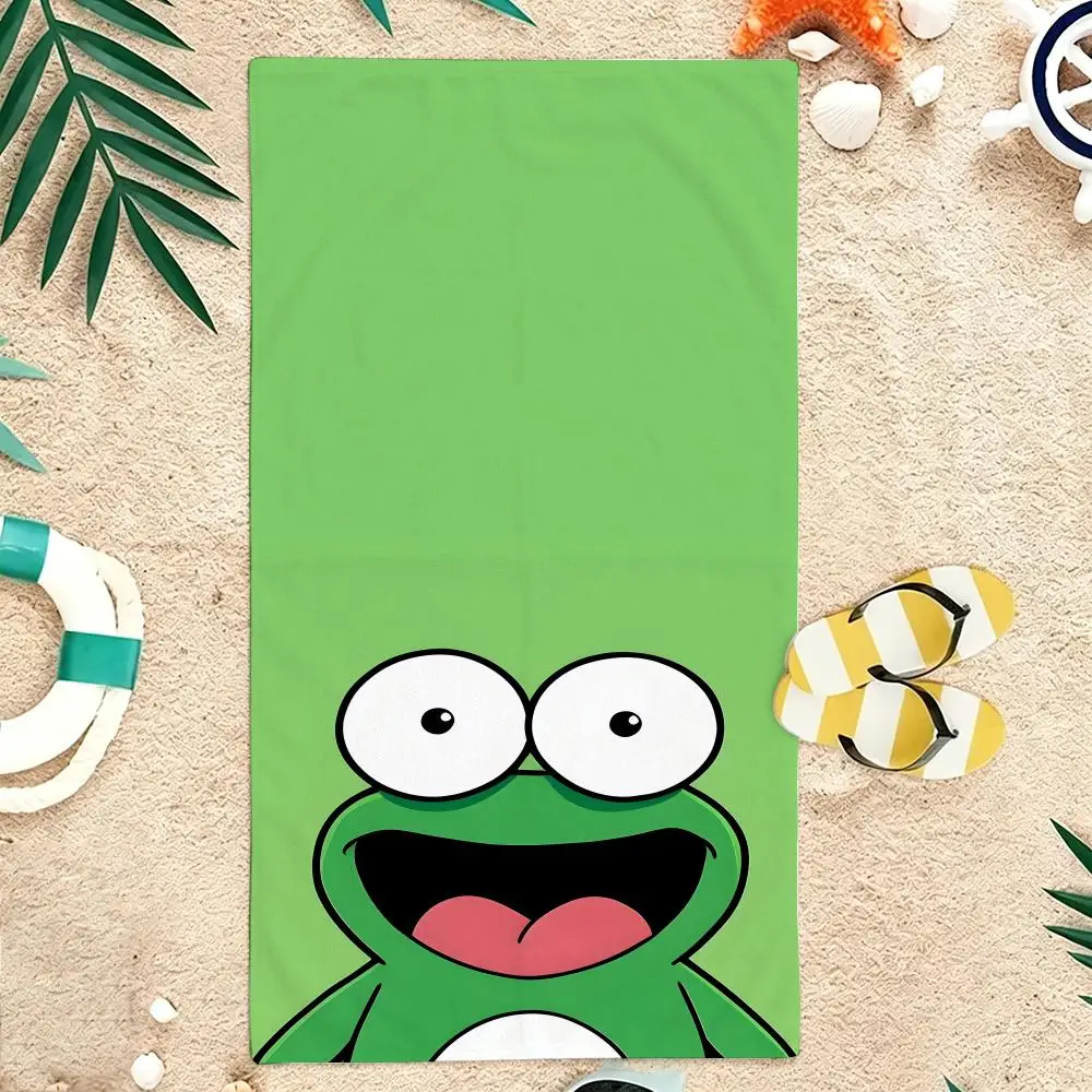 Cute Funny Toads Towel Microfiber soft Beach Towel for Travel Fitness Sauna Bathing Camping