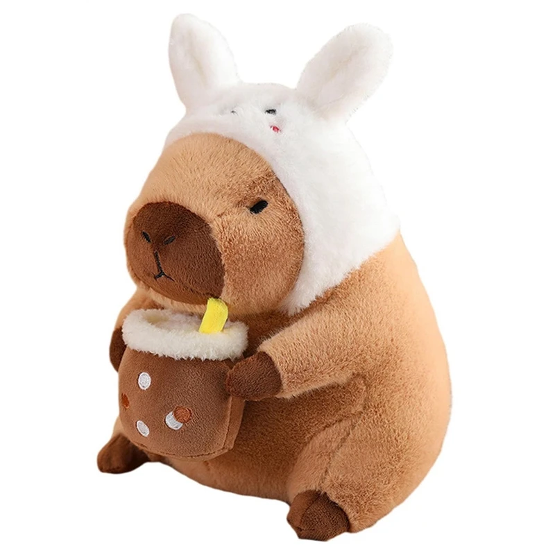 Capybara Plush Toy Pillow, Cute Capybara Stuffed Animal, Soft Capybara Plushie Toy Doll Pillow,Stuffed Capybara Toy Durable A