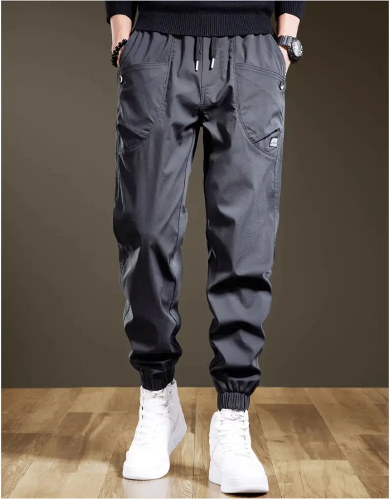 

Trend outdoor sports overalls comfortable casual pants 2024 fall/winter new men's all-in-one ankle pants