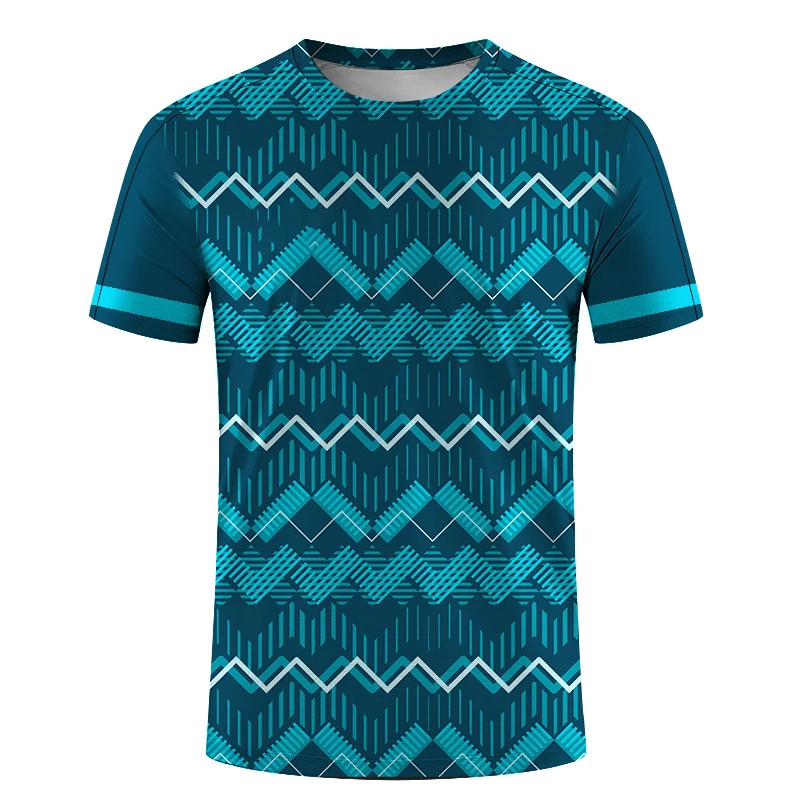 Badminton Table Tennis Training Clothes Men Women Sports Leisure Comfortable Quick Drying DIY LOGO Round Neck Short Sleeve Tees