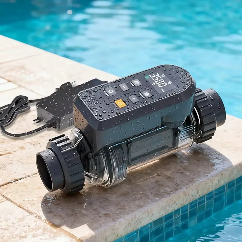 Application Control Titanium Plate Self-Cleaning WiFi Filter Salt Chlorine Pool, Two-Year Warranty, Up to 60,000 Gallons
