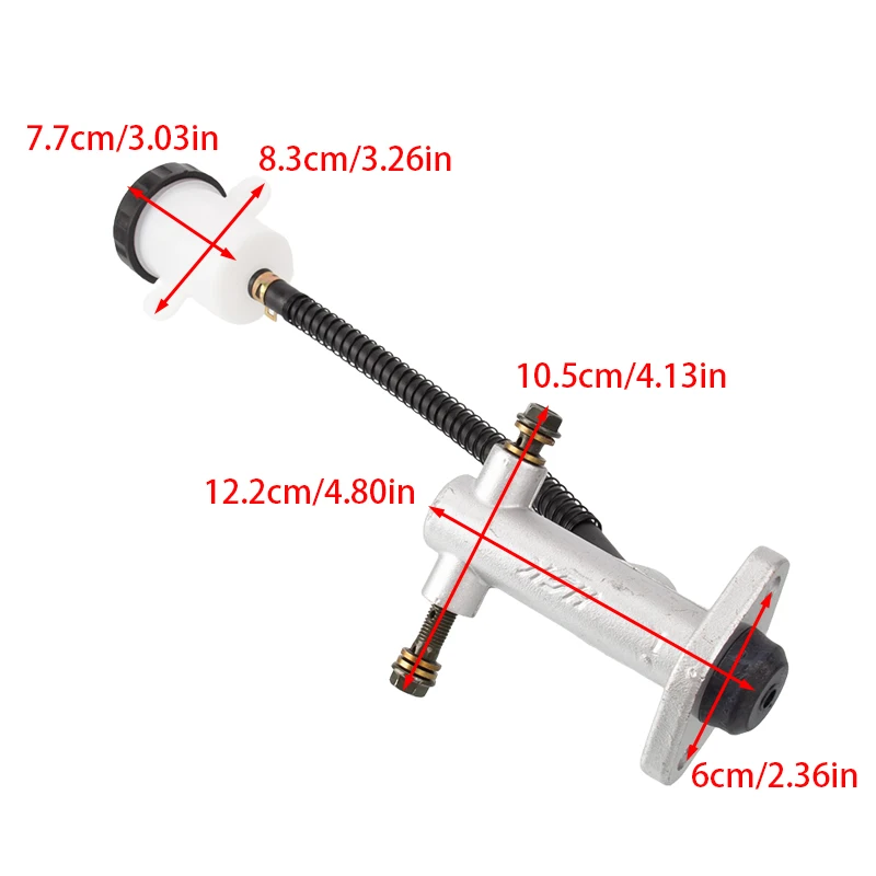 Electric tricycle foot brake pump, new energy electric four-wheel vehicle disc brake master cylinder, one trailer two brake pump