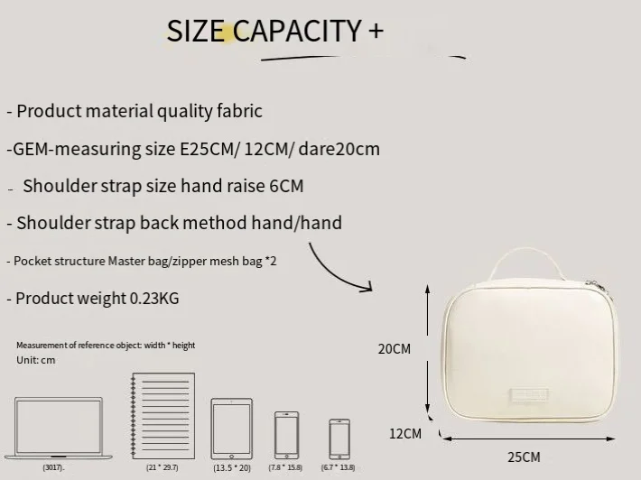 CHARHP&KEJNT Large Capacity Portable Outdoor Travel Makeup Storage Bag_voghion.com