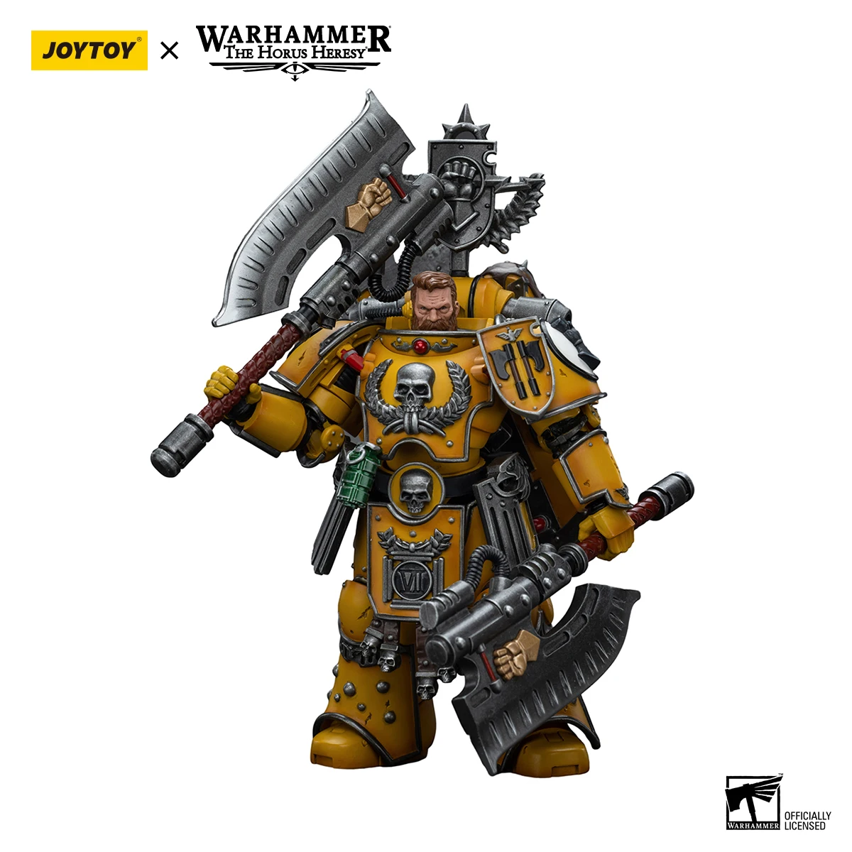 JOYTOY Warhammer 30K 1/18 Figurka Imperial Fists Fafnir Rann Anime Model Militarny