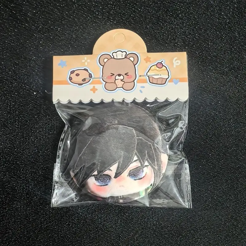 Demon Slayer Cartoon niedliche, bezaubernde Merchandise-Abzeichen, Plüsch-Pins, Schmetterling Shinobu, Muzan, Ichiro, Giyu, Tanjiro Brustpins – Detail 11